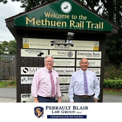Perrault Blair Law Group sponsors the Methuen Rail Trail in Massachusetts.