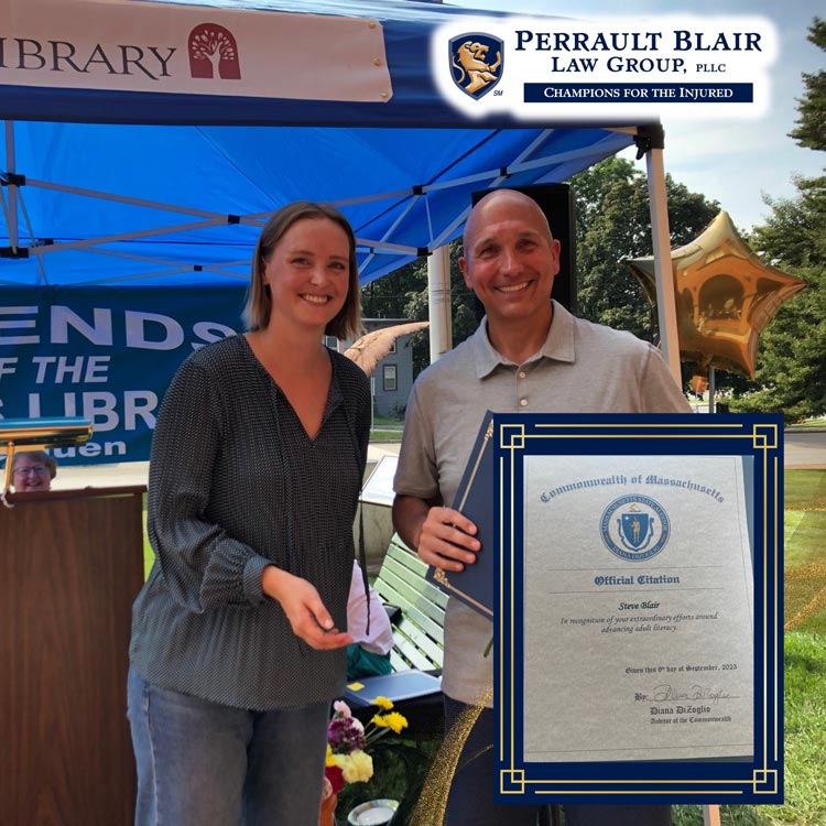 Attorney Steven Blair Honored for Dedication to Literacy Volunteers of Massachusetts